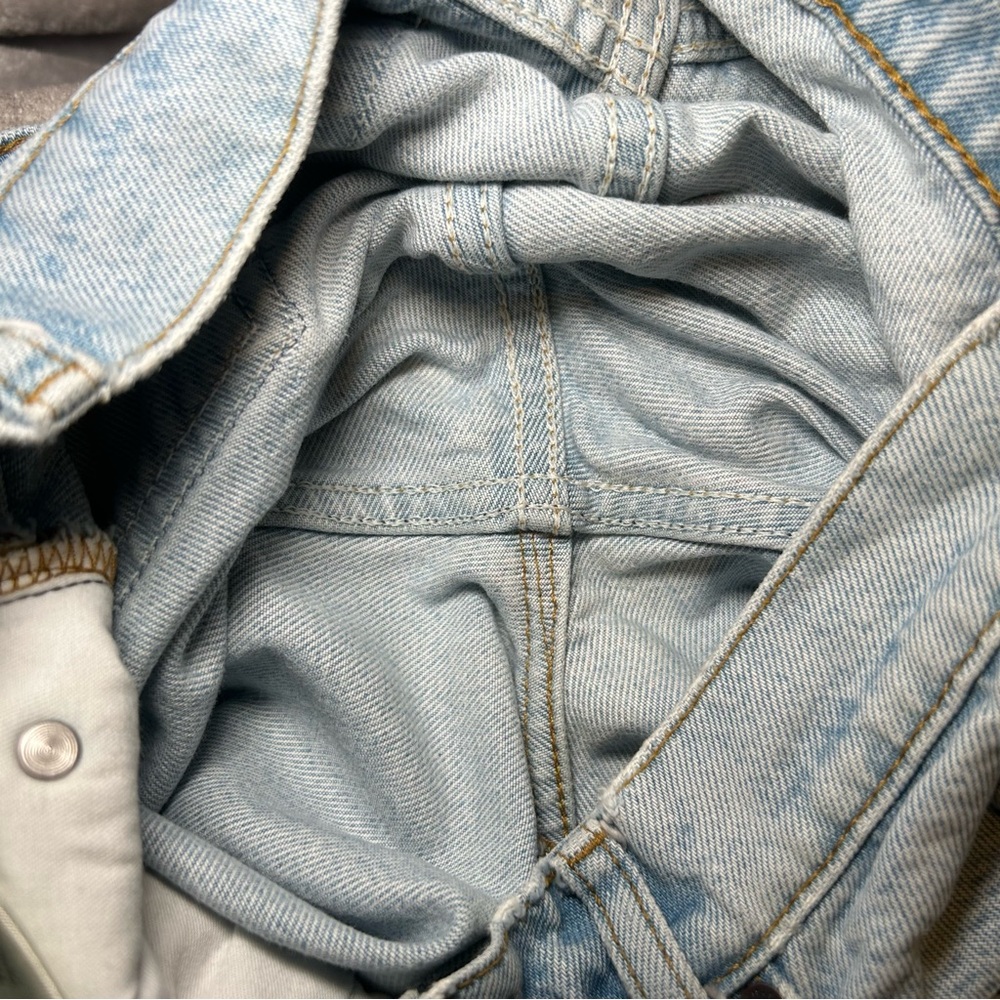 Reformation Cynthia Patch High Rise Straight Jeans in Tahoe Size 25 - Picture 15 of 16